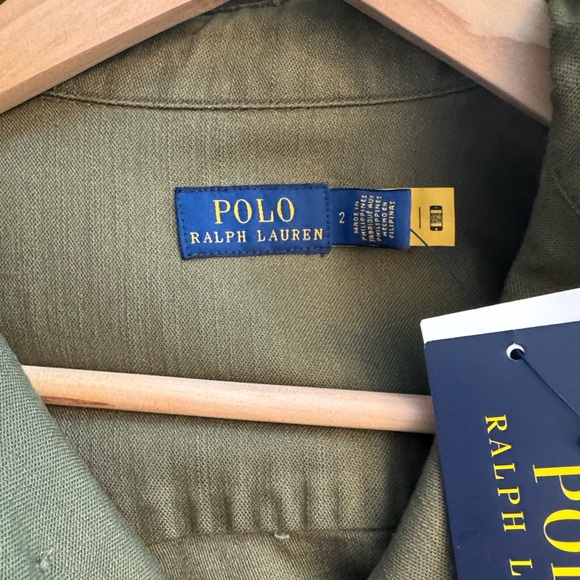 Ralph Lauren Khaki Belted Utility Jacket NWT - Picture 7 of 12